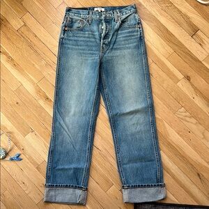 Redone Classic Blue Denim Jeans